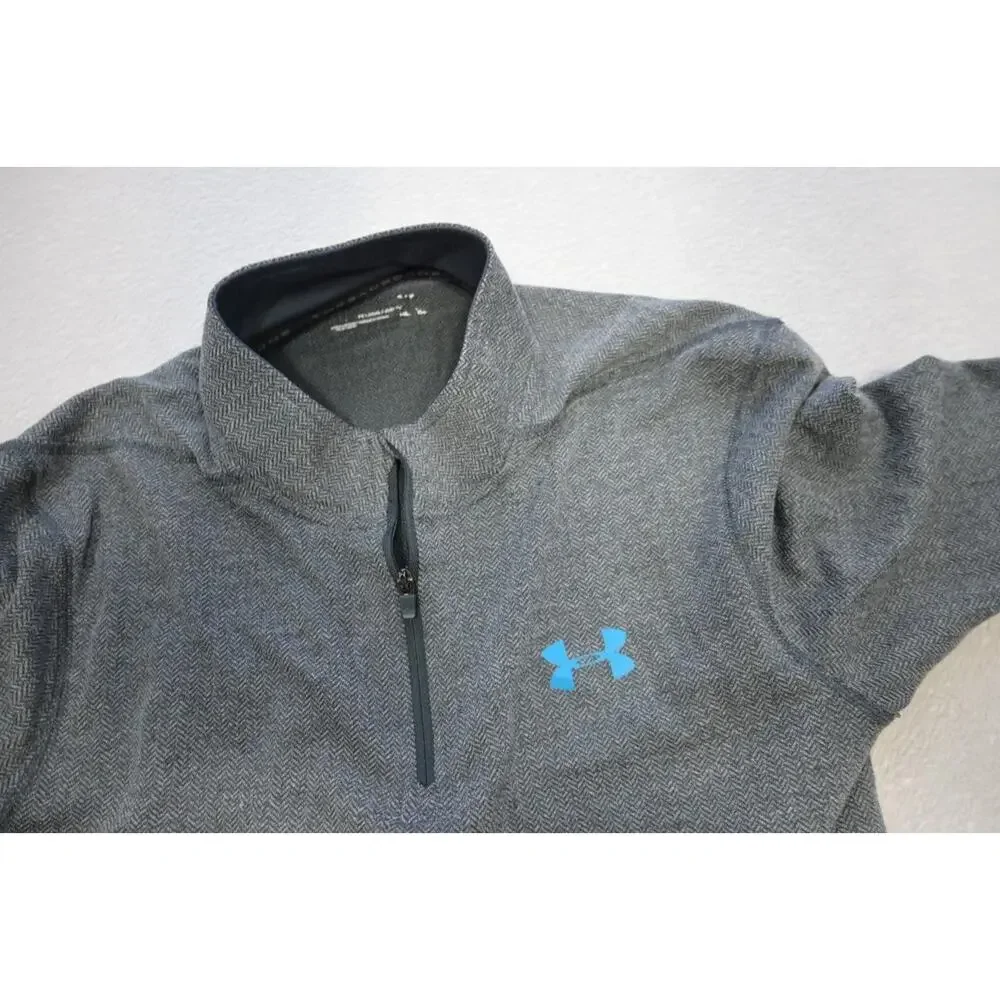 Under‎ Armour 1/4 Zip Golf Jacket HeatGear Loose Threadborne Mens Size Small